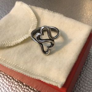 James Avery heart to heart ring